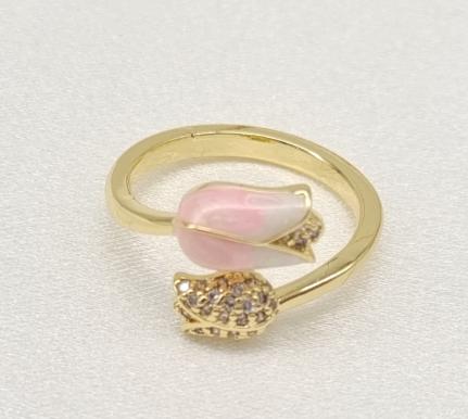 Ring.  Gold Plated 14K ZIRCON