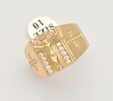 Ring.  Gold Plated 18K