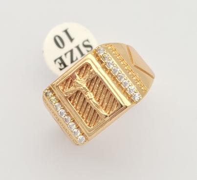 Ring.  Gold Plated 18K