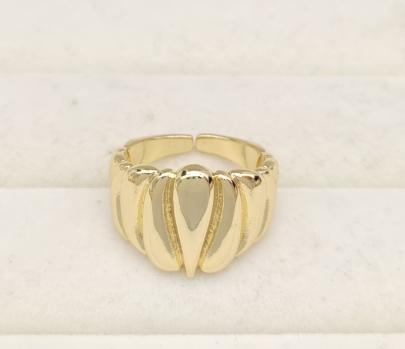 Ring. Gold Plated. 14k OPEN SIZE