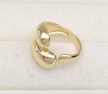 Ring. Gold Plated. 14k OPEN SIZE