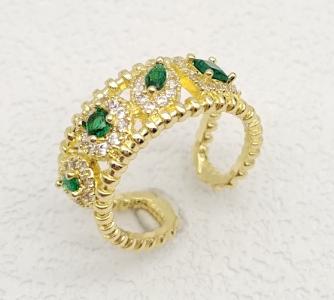 Ring. Gold Plated. 14k OPEN SIZE