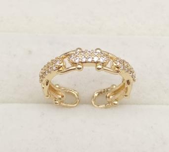 Ring. Gold Plated. 14k OPEN SIZE