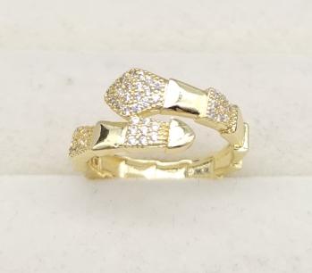 Ring. Gold Plated. 14k OPEN SIZE