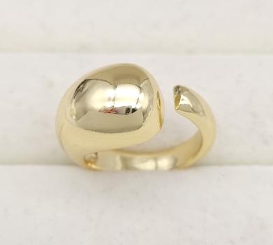 Ring. Gold Plated. 14k OPEN SIZE