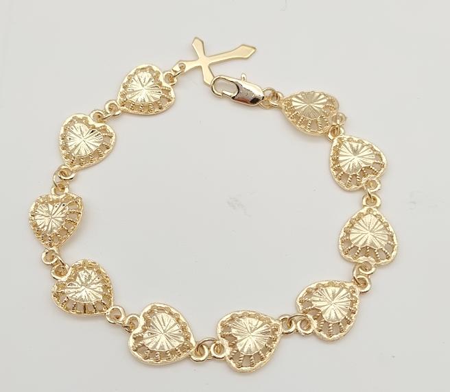 Bracelet  Alloy, 14K gold plated