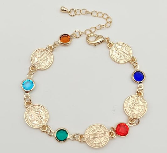 Bracelet  Alloy, 14K gold plated