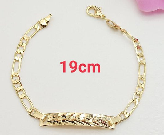 Bracelet  Copper Alloy, 14K gold plated