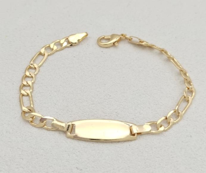 Bracelet  Copper Alloy, 14K gold plated