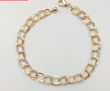 Bracelet  14K gold plated. 7.5N