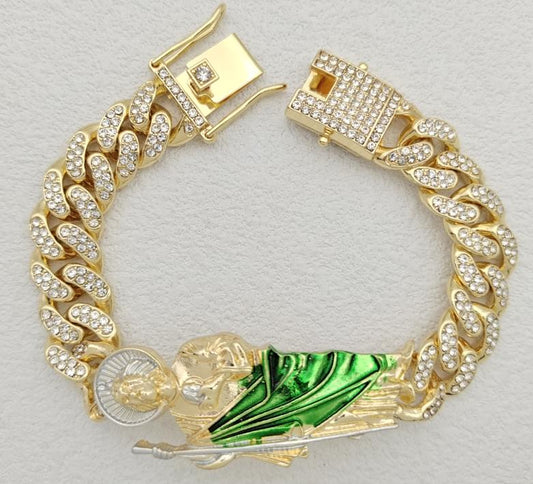 Bracelet Alloy . 14K gold plated