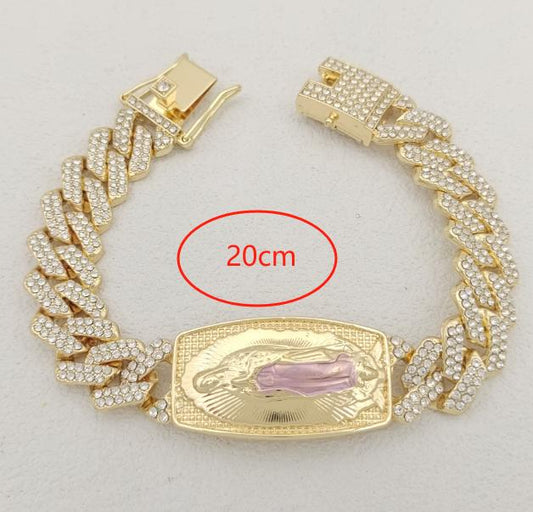 Bracelet  14K gold plated. 20 cm