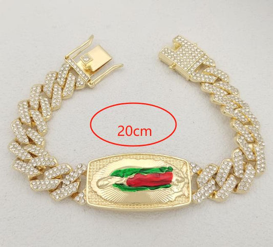 Bracelet  14K gold plated. 20 cm