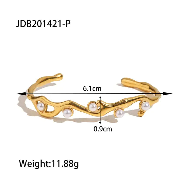 Uworld Waterproof 18k Gold Plated Stainless Steel Jewelry