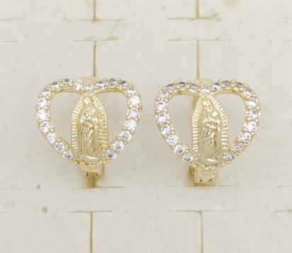 Earring copper  Gold Plated 18k