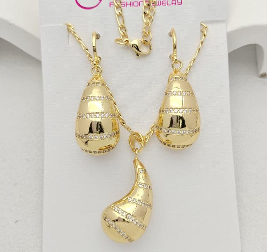 Set  14K gold plated