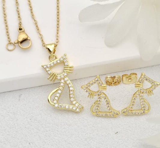 Set  14K gold plated