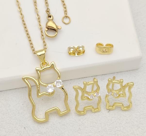 Set  14K gold plated