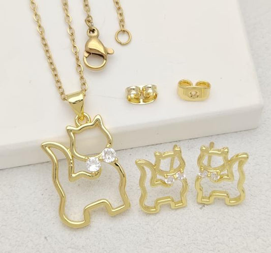 Set  14K gold plated