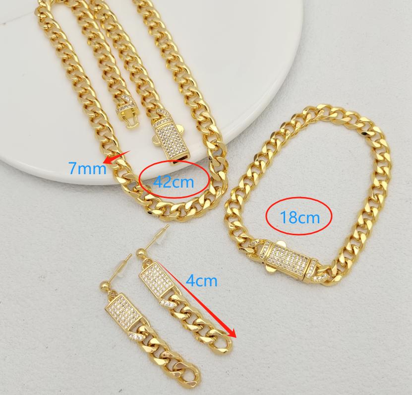 Set Gold  Plated 18k.