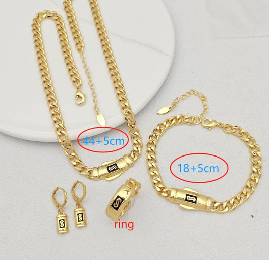 Set Gold Plated 18K.