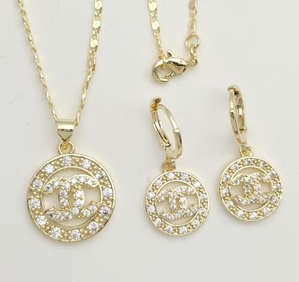 Set Gold Plated 14K.