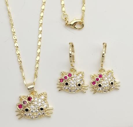 Set Gold Plated 14K.