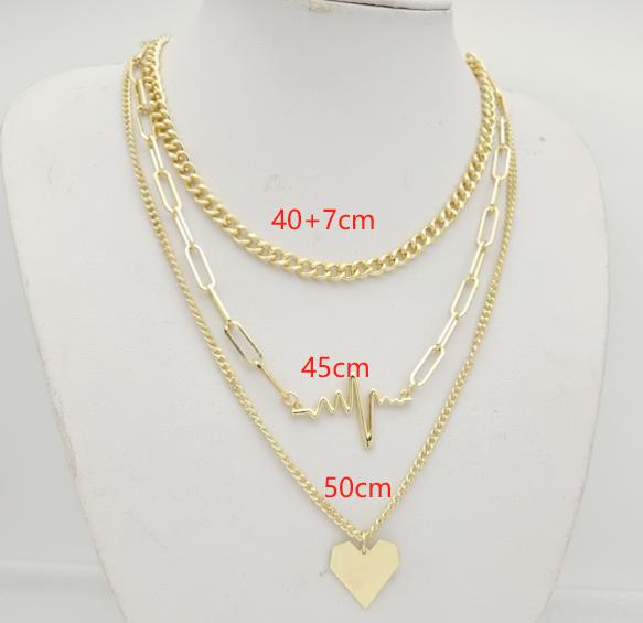 Set Brass Alloy, 14K gold plated