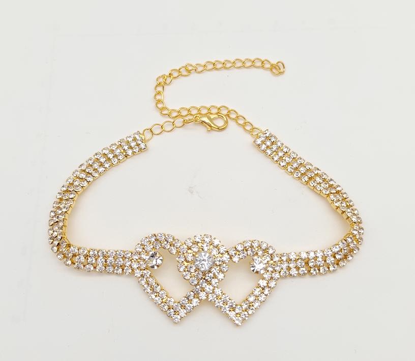 Anklet Gold Plated 18k. Material: copper alloy