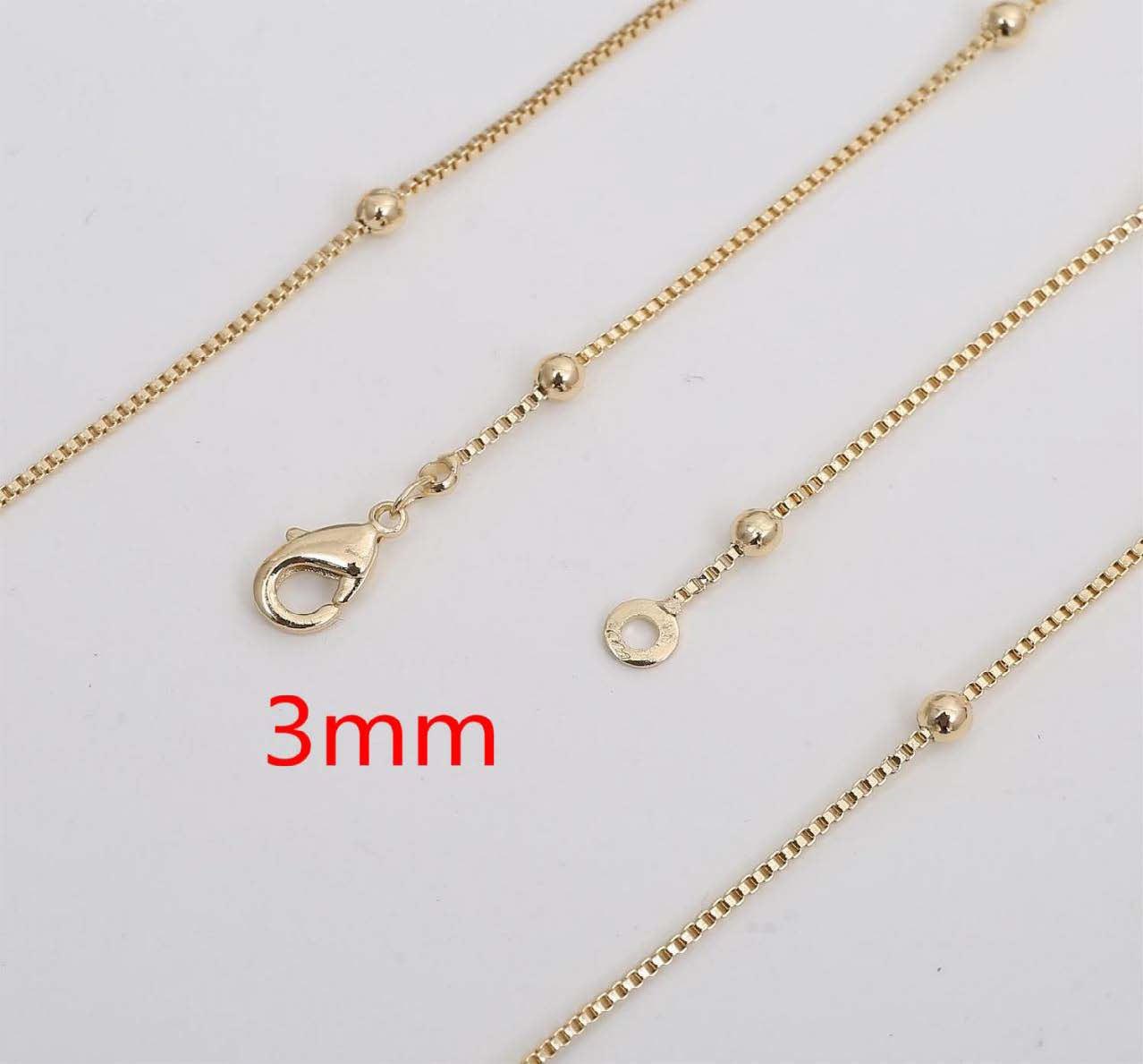 Chain 14k Gold Plated. 3N 50cm/ 20inch