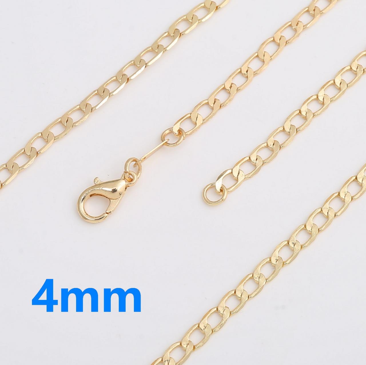 Chain 14k Gold Plated. 4N