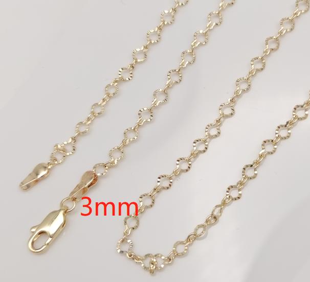 Chain 14k Gold Plated. 3N