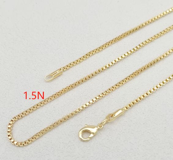 Chain 14k Gold Plated. 1.5N