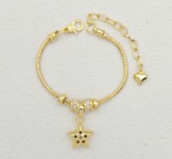 Bracelet. Gold Plated 14 k ESTRELLA