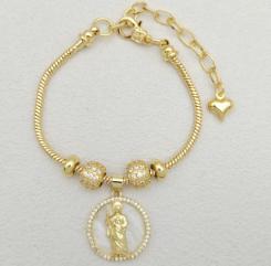 Bracelet. Gold Plated 14 k