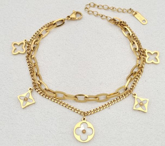 Bracelet. Gold Plated 14 k