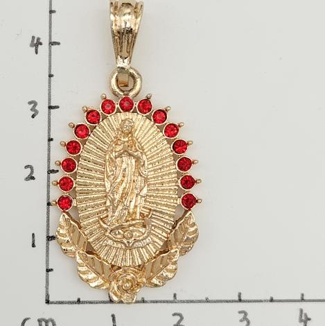 Religious Pendant. Alloy. Gold Plated 14k.