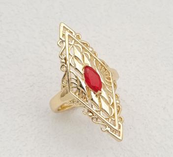 Ring.  Gold Plated 14k OPEN SIZE