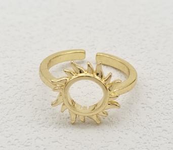 Ring. Gold Plated. 14k OPEN SIZE