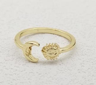 Ring. Gold Plated. 14k OPEN SIZE