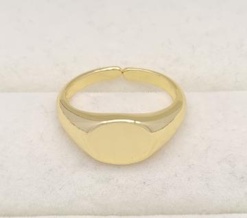 Ring. 14K gold plated.