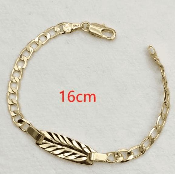 Bracelet  Copper Alloy, 14K gold plated