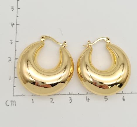 Earring copper Silver plated and Gold Plated